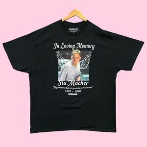 Scream Ghostface In Loving Memory of Stu Macher Horror Tee 2XL